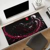 Gaming Mouse Pad with Antislip Base and Stitched Edges Red Spider Lily  Skeleton Pattern Print Desk Mat for PC Laptop Gaming