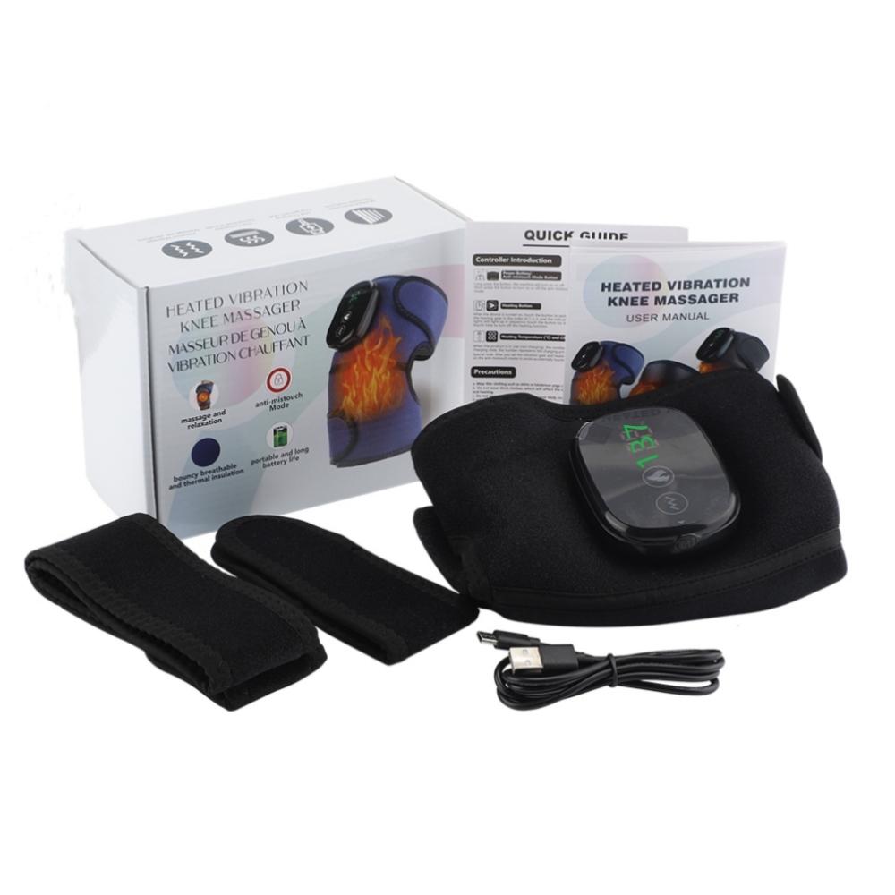 

Електричний нагрівальний масажер для колін Далекий інфрачервоний брекет для суглобів Підтримка вібратора Масаж спини плеча Коліна