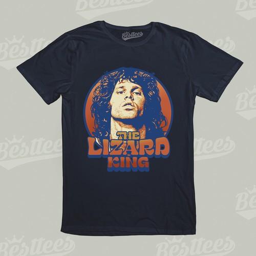 Men/ Women/Kids The Lizard King American Jim Morrison Classic Music Tee T-Shirt S разноцветный