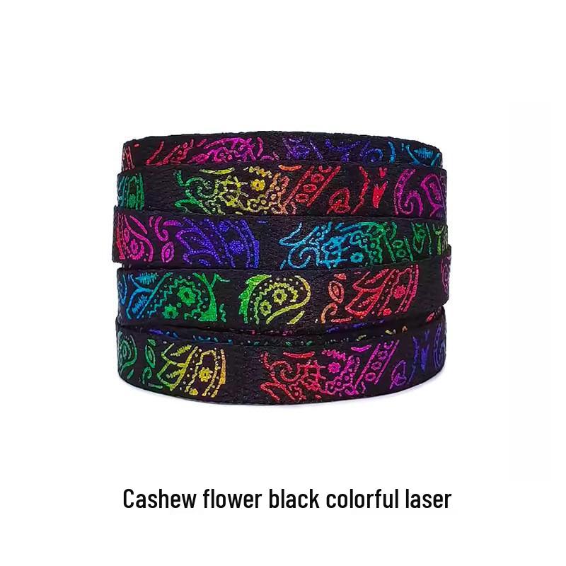 Cashew Flower Shoelaces for Air Force 1, Canvas Shoes, and Dunk Sneakers – Unisex