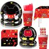 Mickey Mouse Birthday Theme Party Supplies Mickey Mouse Party Decorations Banner Flag Paper Plate Paper Cup Tablecloth