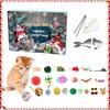 New Cat Intelligent Balls Advent Calendar 2025 Christmas Countdown Christmas Blind Box Teasing Interact Cat Toys Pet Supplies