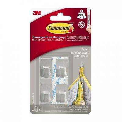 17031SS-4 Small Stainless Steel Metal Hook 225g 4pk