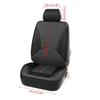 Eye-catching Full Set of Car for Seat Cover Print Protective Cover Cool Style Black Pet for Seat Cover for Bench Protect