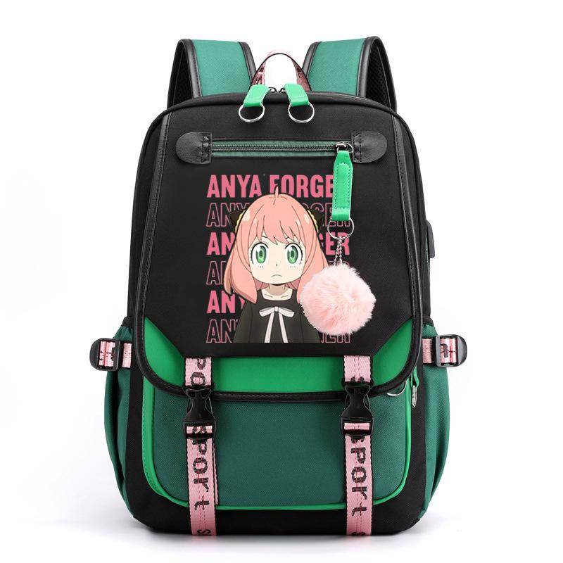 RiMan SPY x FAMILY Spy Play House Backpack Junior High School Student Personality Trend College Style School Bag