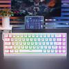 Wired Mechanical Keyboard with Magnetic Switch Gaming Keyboard 0.01mm Rapid Trigg Compact Keyboard 128K Sampling Rate for Gaming
