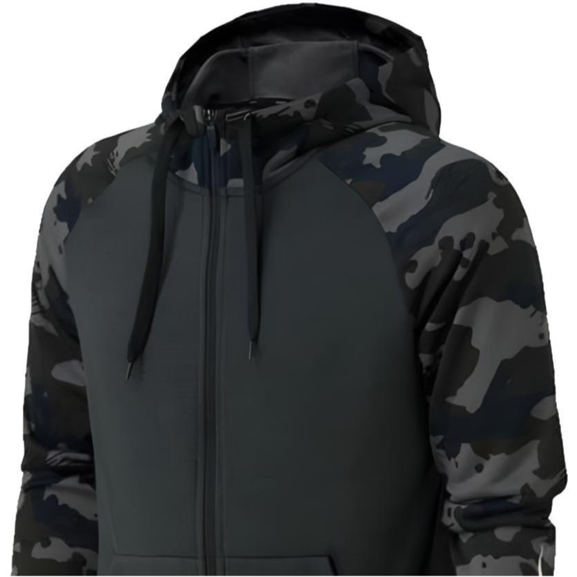 Nike Jackets Men's Gray Hooded Moderate Other AQ1139-060