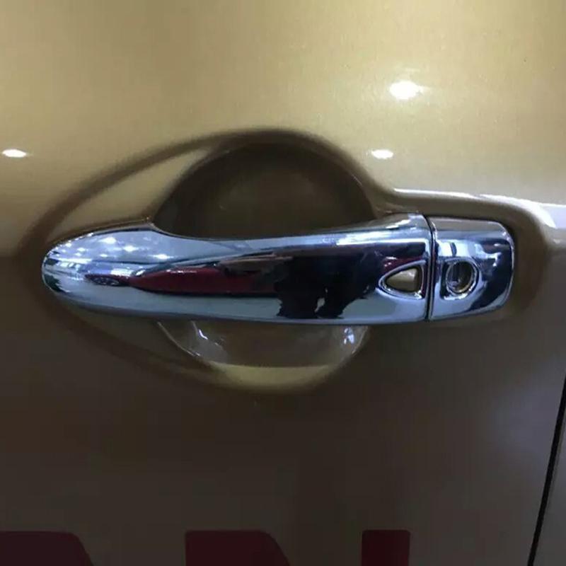 For NISSAN QASHQAI J11 2014 2015 2016 2017 2018  Chrome Door Handle Cover Accessories Plastic Imitation Carbon