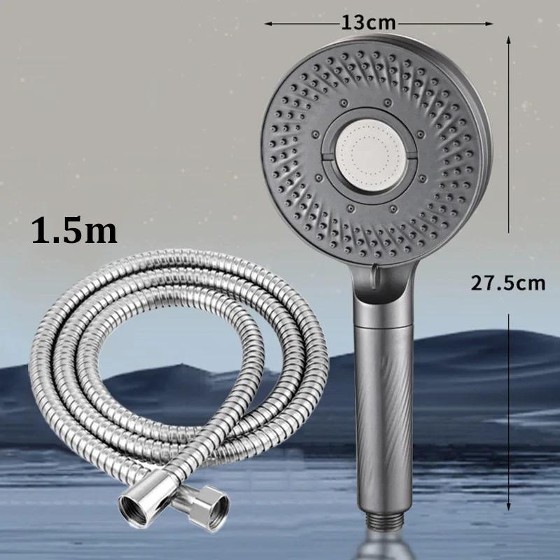 High-pressure 5-mode Filter Handheld Showerhead Removes Chlorine And Odors Household Bathroom Shower Accessories
