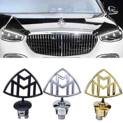 Autovelgdop Stuurlogo Kap Sticker Chroom Logo Voor Maybach Motorkap Lay Stand Logo S500 S600 V12 Zijspatbord Kofferbak Badge
