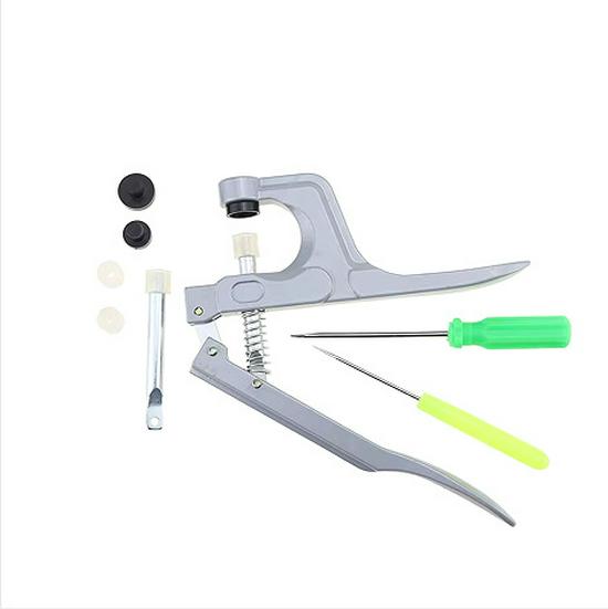Kit de scule pentru nasturi cu capse: Set Bază Rivet & Perforator pentru Butoni Snap 633/655/831/201
