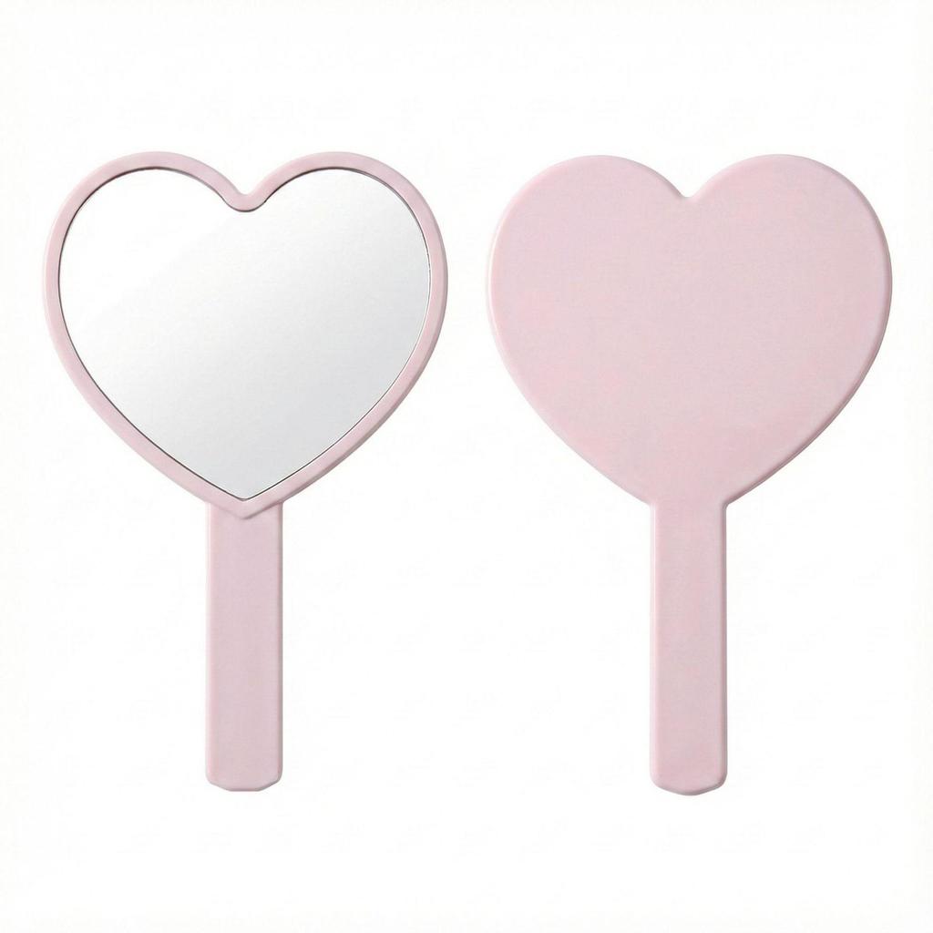 Custom Compact Handheld Makeup Mirror: Portable & Simple Design