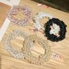 Pearl Ponytail Holder Faux Pearl Beads Elastic Hair Band for Woman