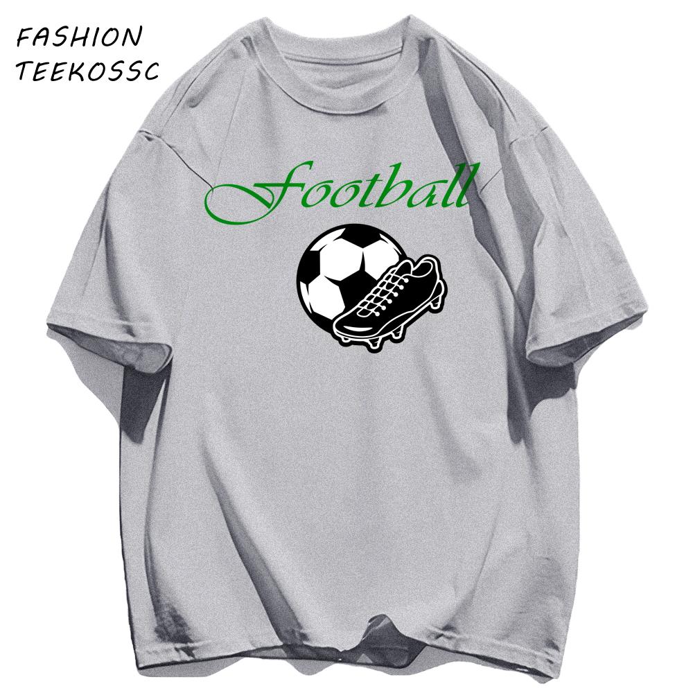 Football Is A Very Healthy Sport TShirt Men Summer AllMatch TShirts ONeck Casual Short Sleeve Hip Hop Cotton Streetwear