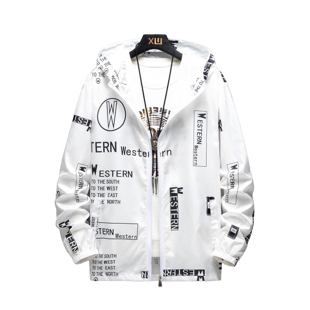 

Мужская куртка-кардиган с тонкими секциями и застежкой-молнией, весна-лето 7XL, черно-белая, с капюшоном XL