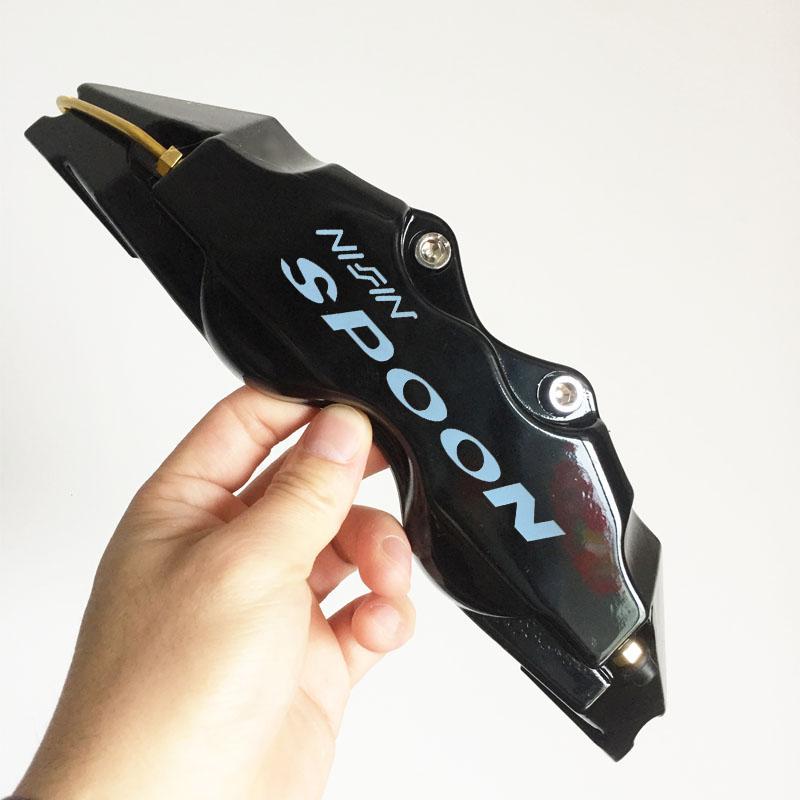 KUNBABY 8 Colors ABS Plastic Disc Brake Caliper Cover With White Spoon Logo Size L/M/S Car Styling For Front Rear Free Shipping