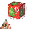 24pcs Christmas Advent Calendar Boxes Kraft Paper Candy Box 24 Days Advent Calendar Boxes Paper Advent Countdown Gift Boxes