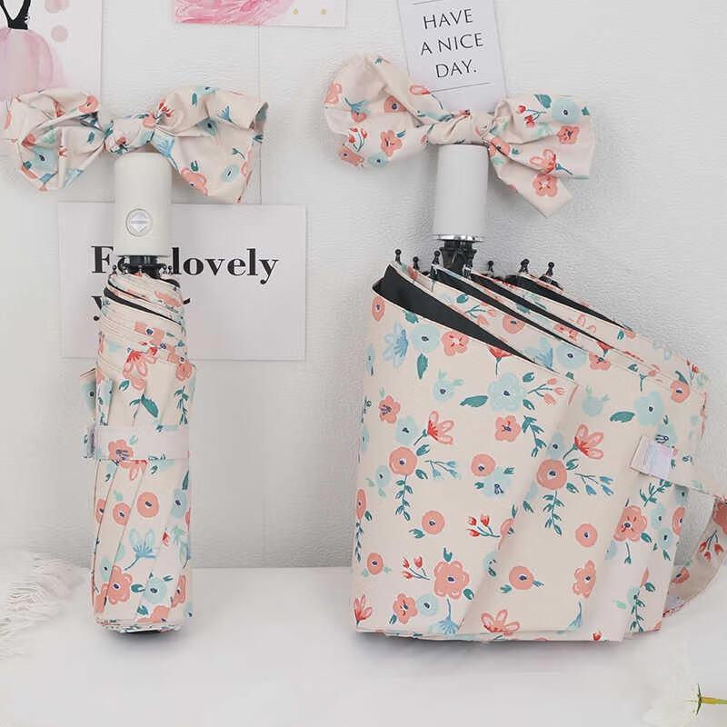 HANDUNYOU Compact Automatic Folding Umbrella