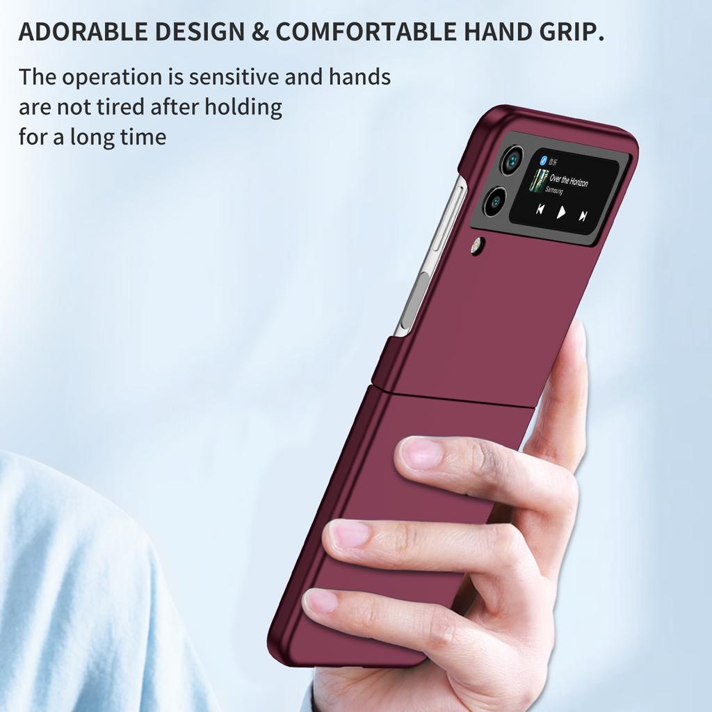 Anti -Scratch Comfortable Fashion Case For Samsung Galaxy Z Flip 4 5g Flip4 Flip3 Flip 3 Non -Slip Cover For Samsung Z Flip4