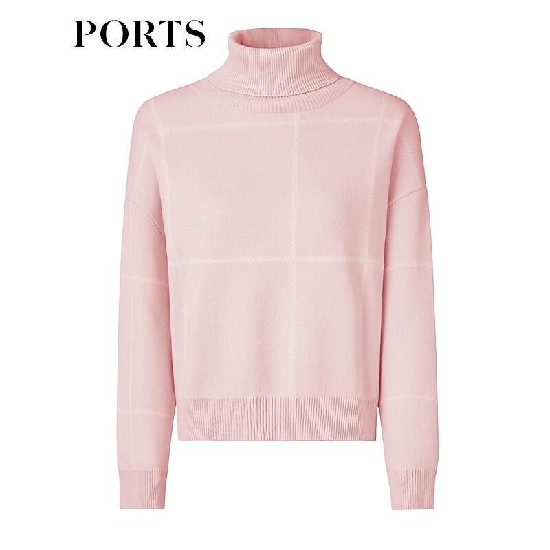 PORTS Women's Autumn/Winter Knitted High-Neck Pullover Sweater