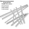 1PCS Threaded Rod 304 Stainless Steel Screw M2 M2.5 M3 M4 M5 M6 M8 M10 M12 M16 M18 M20