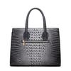 2025 Stor Kapacitet Krokodilmönster Axel- & Crossbody Tote Bag: Europeisk-amerikansk tredelad uppsättning