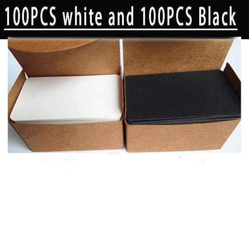 100/200 szt. Karty do gry Puste Twardy Papier Karton Papier DIY Gra planszowa Pocztówka Ręcznie robiona Tapeta Kartki Pocztowe Wiadomość Biała Karta