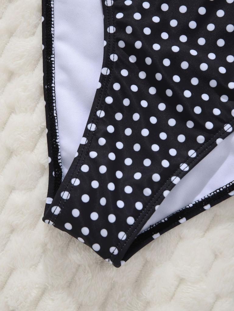 Dámské plavky Oboustranný potisk Sexy s vázáním za krkem Bez zad Vázání vzadu Bikini Kostým Plážové oblečení Plavky