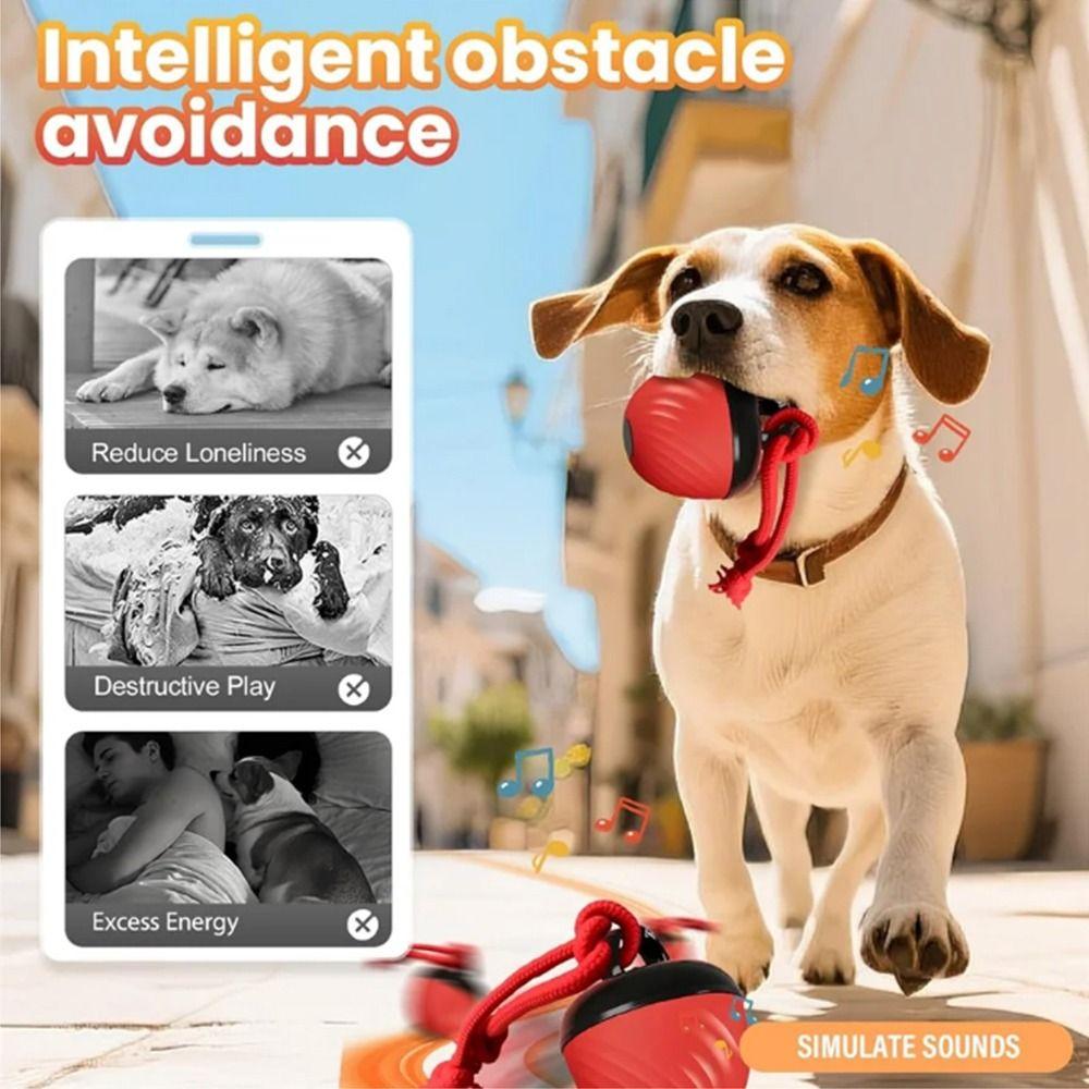 Imitation Mouse Intelligent Dog Toy Ball Creative Smart Electric Interactive Toy  Pet Training Tool