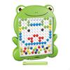 Drawing Board Early Learning Toy Portable Dot for Kids Toddlers Boys Frog