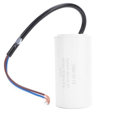CBB60 Motor Starting Capacitor 450V 50uF Microfarad Capacitor Wire