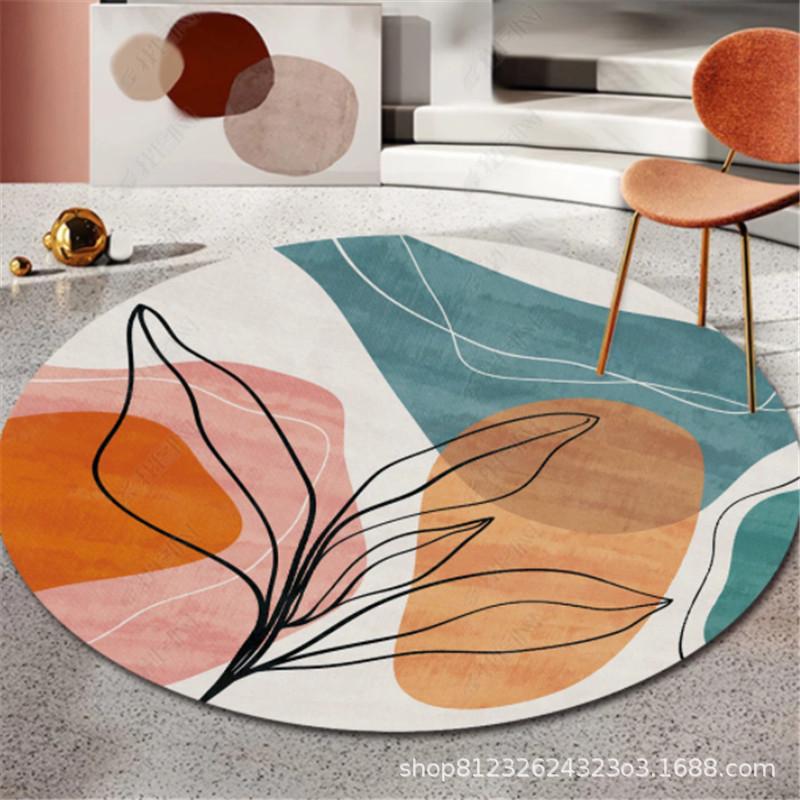 

Круглый ковер, Простой диван, Подушка для гостиной, Подушка для спальни, Стул с гребенкой, Игровое вращающееся кресло, Подвесная корзина Diameter 60cm