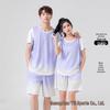 Unisex Gradient Basketball Jersey Set, Fake Two-Piece Short Sleeve, College Competition Training Uniform, Customizable Summer Jersey.