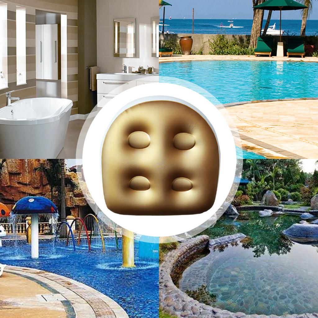 Booster Seat Hot Tub Spa Cushion Spa and Hot Tub Seat Pad Bath Spa Pad Inflatable and Water-Filled Dual Purpose Massage Cushion