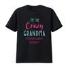 Funny Grandmother Novelty For Crazy Grandma T Shirt Vintage Washed Top For Everyday Wear Stylish Streetwear Casual Graphic