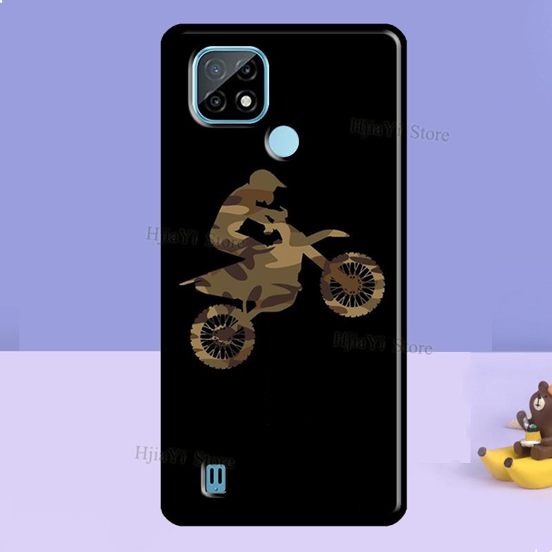 Moto Cross Motorcycle Sports For Realme GT Neo 5 10 11 Pro Plus C55 C35 C33 C31 C30 C21Y OnePlus 11 Nord CE 2 Lite Case