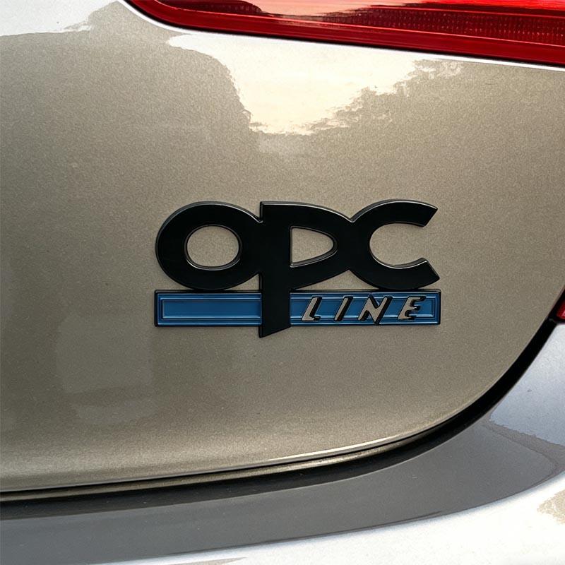 3D Metal OPC Line Car Sticker For Opel, Buick, New Regal Car Modification Parts