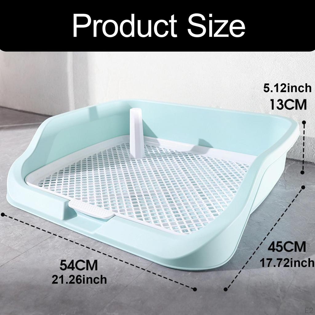 Hunde Welpen Toilette für kleine und mittelgroße Hunde, Innen Außen, erhöhte Umzäunung