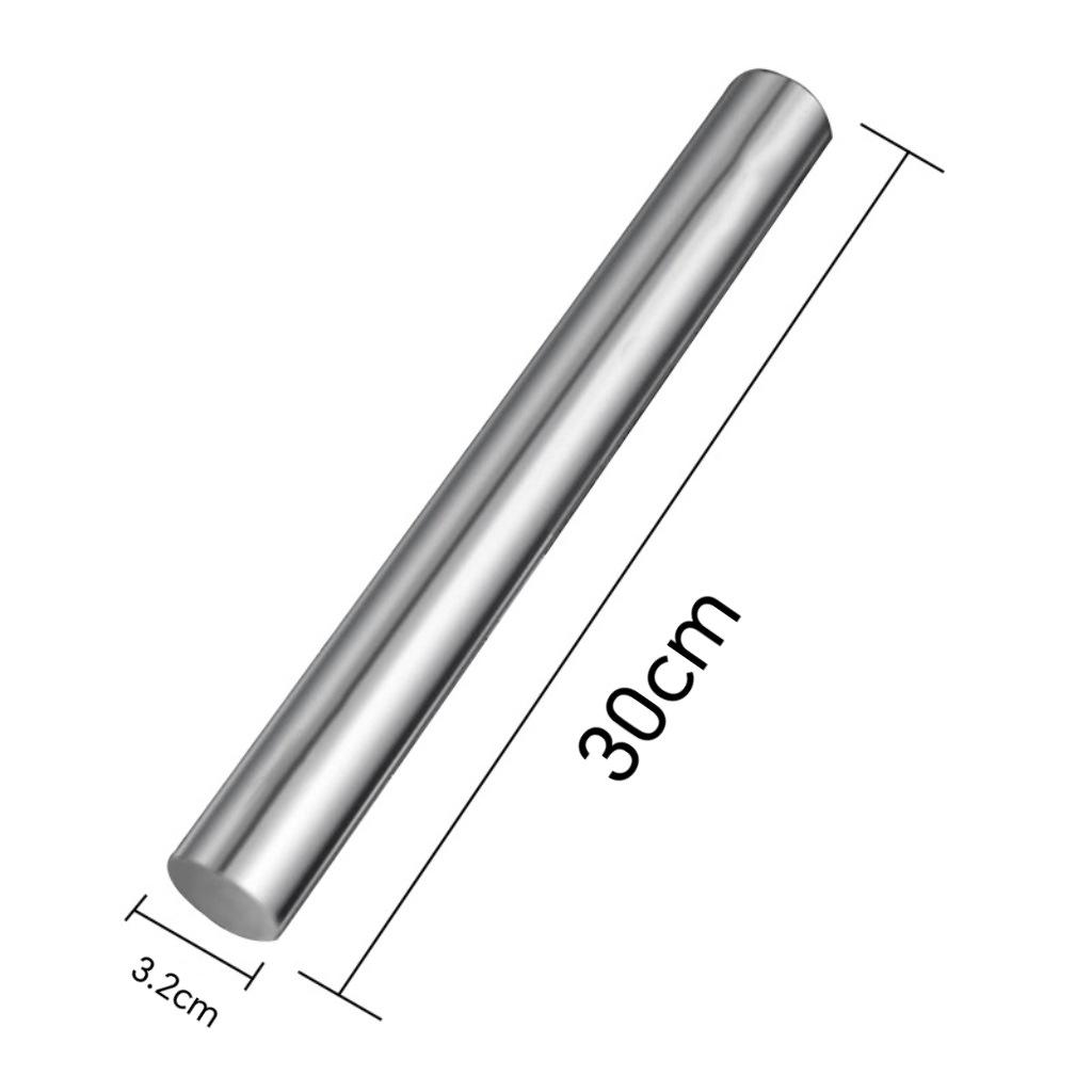 Non-Stick 304 Stainless Steel Double-Ended Rolling Pin
