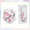 10pcs Romantic Floral & Starry Sky Print Face Masks for Women, 3-Layer Woven Polypropylene, Elastic, Breathable & Sun-Protective