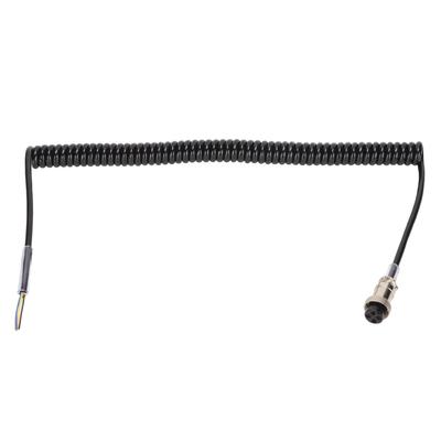 Radio-Mikrofonkabel Ersatz-Handmikrofonkabel Buchse mit vorverdrahtetem 4-Pin-Stecker für CB HAM Radio