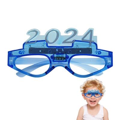 2024 Party svítící brýle pro hudební bar KTV neonovou párty Vánoční Halloweenskou dekoraci LED brýle Festivalové performance rekvizity