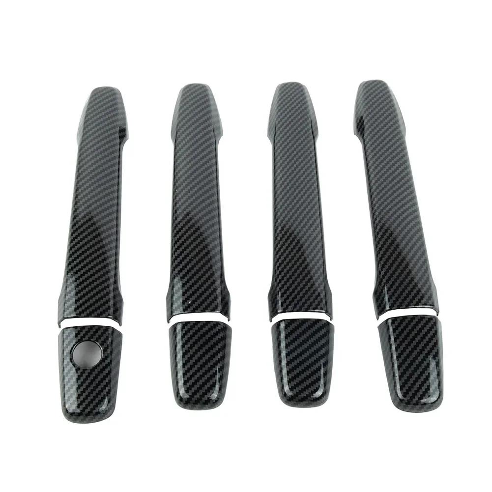 Protect and Enhance the Look of Your For Mitsubishi Lancer EX Evolution X with Carbon Fiber Door Handle Covers