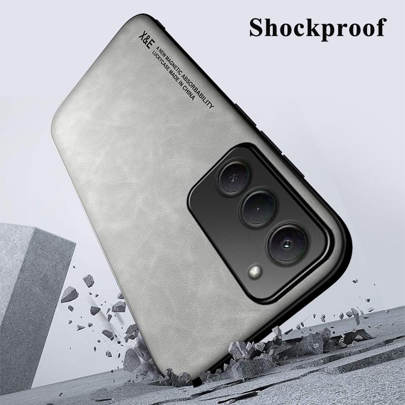 KEYSION Luxury Retro PU Leather Case for Redmi 15 5G 169.5mm Soft Silicone+PC Shockproof Phone Cover for Xiaomi Redmi 15 5G