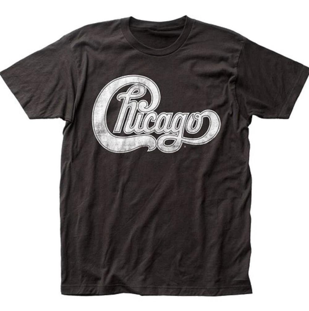 Chicago Band Logo Classic Music T-shirt Full Size S-5XL