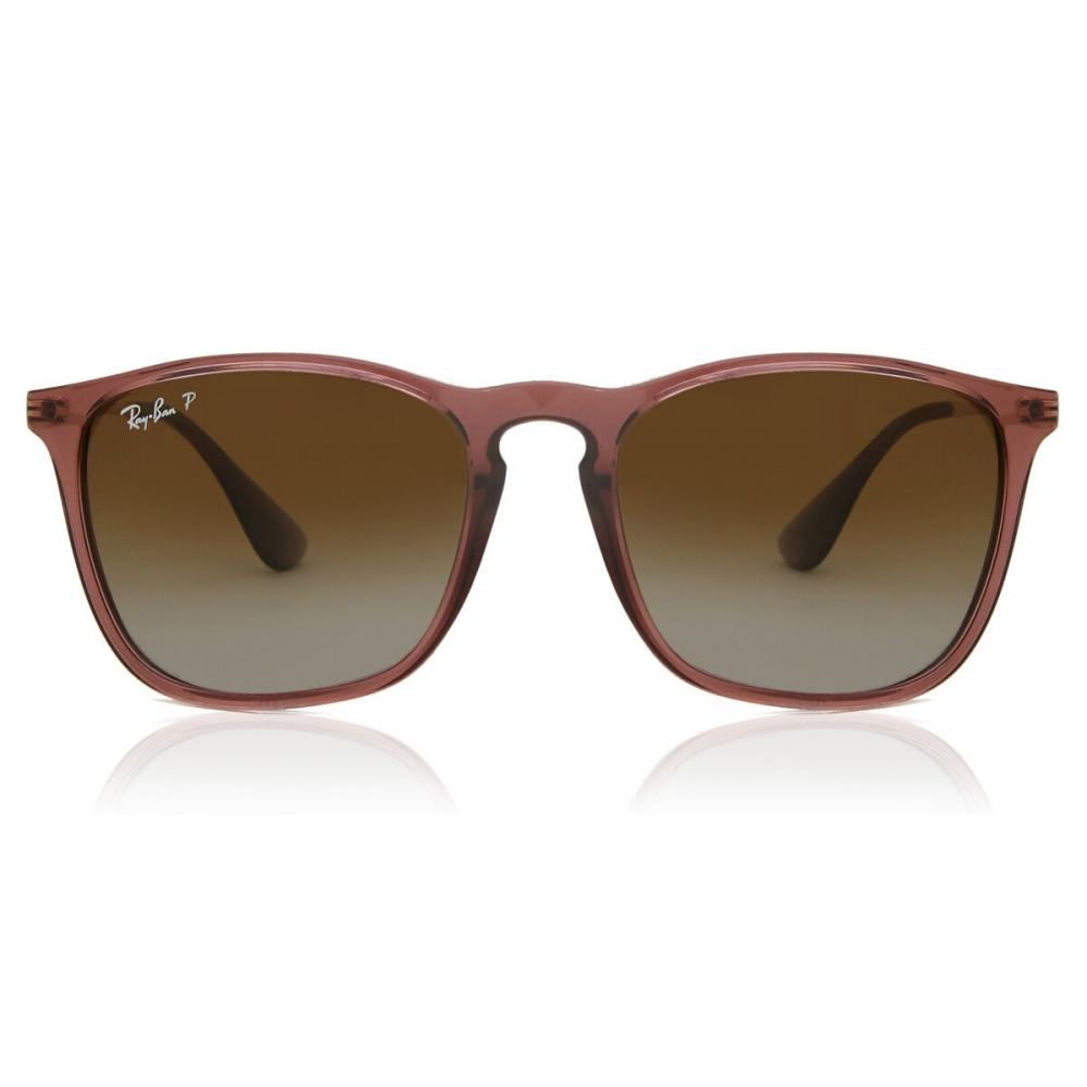 

Ray Ban Rb4187 Chris 6593t5 Men Sunglasses Transparent Brown/54-18-145