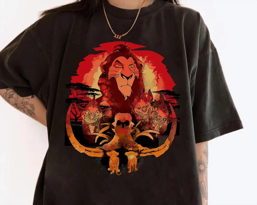 Lion King Scar Watch Simba Nala Dark Cute T Shirt Unisex 3 S