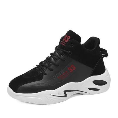 22 neue Frühjahrs- und Herbst-High-Top-Basketballschuhe Leder-Studenten-Sneaker