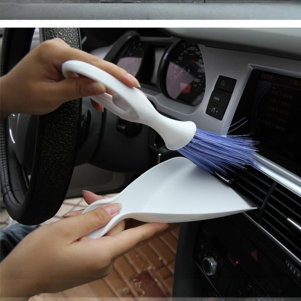 Car Interior Brush Hangable Car Vent Cleaner Car Interior Duster Reusable Cleaning Tool Interior Cleaning Brush For