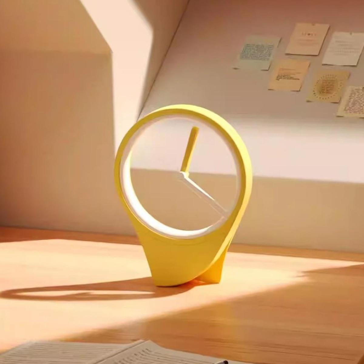 No Dial Floating Clock Minimalist Desktop Aesthetic Ornament Modern Clock Home Decoration for Office Living Room Gift B China Mainland